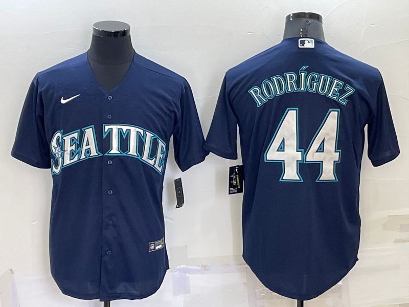 Men Seattle Mariners #44 Rodriguez Blue Game Nike 2022 MLB Jersey->women mlb jersey->Women Jersey